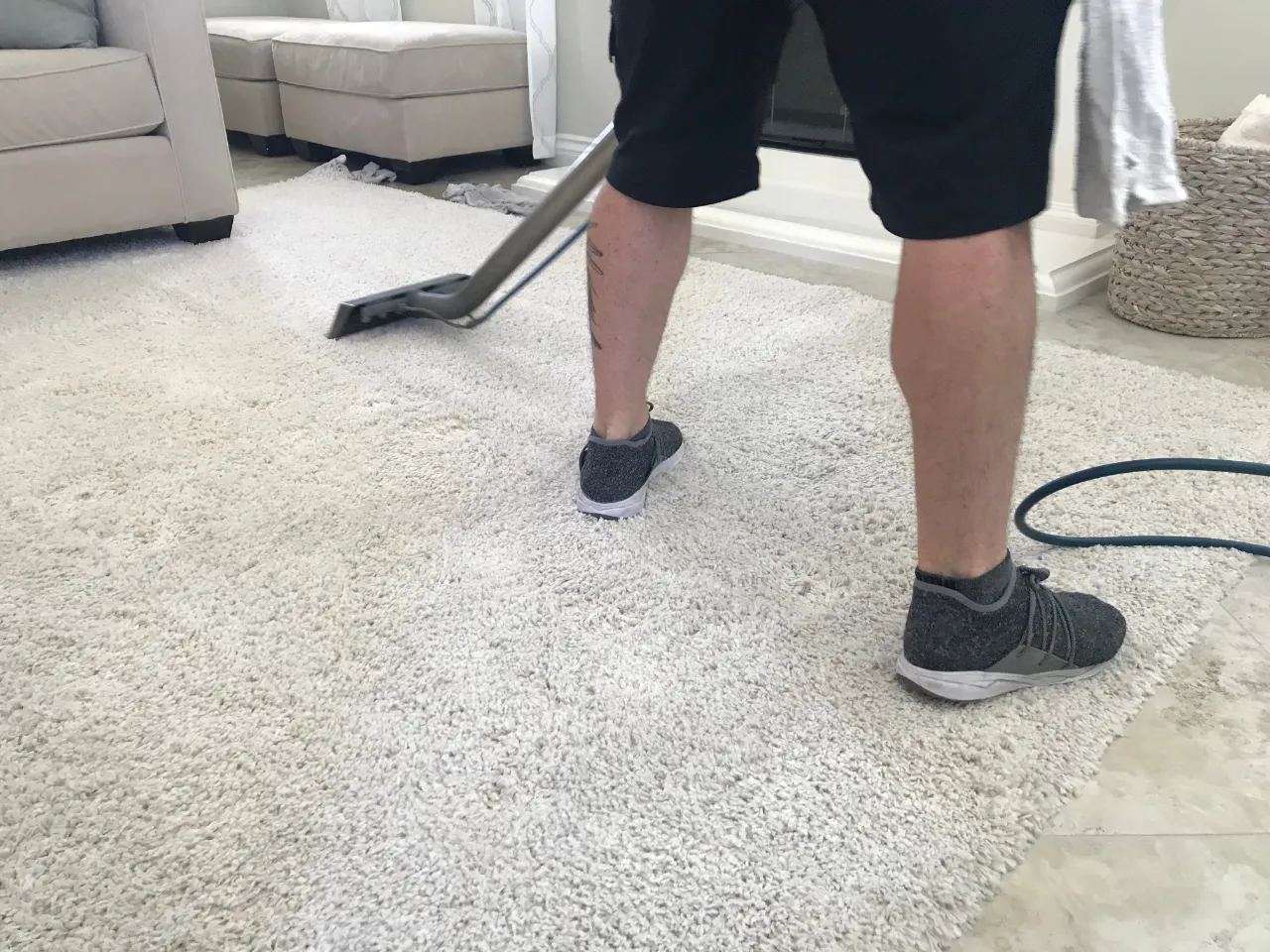 Rug cleaning in a New Jersey living space