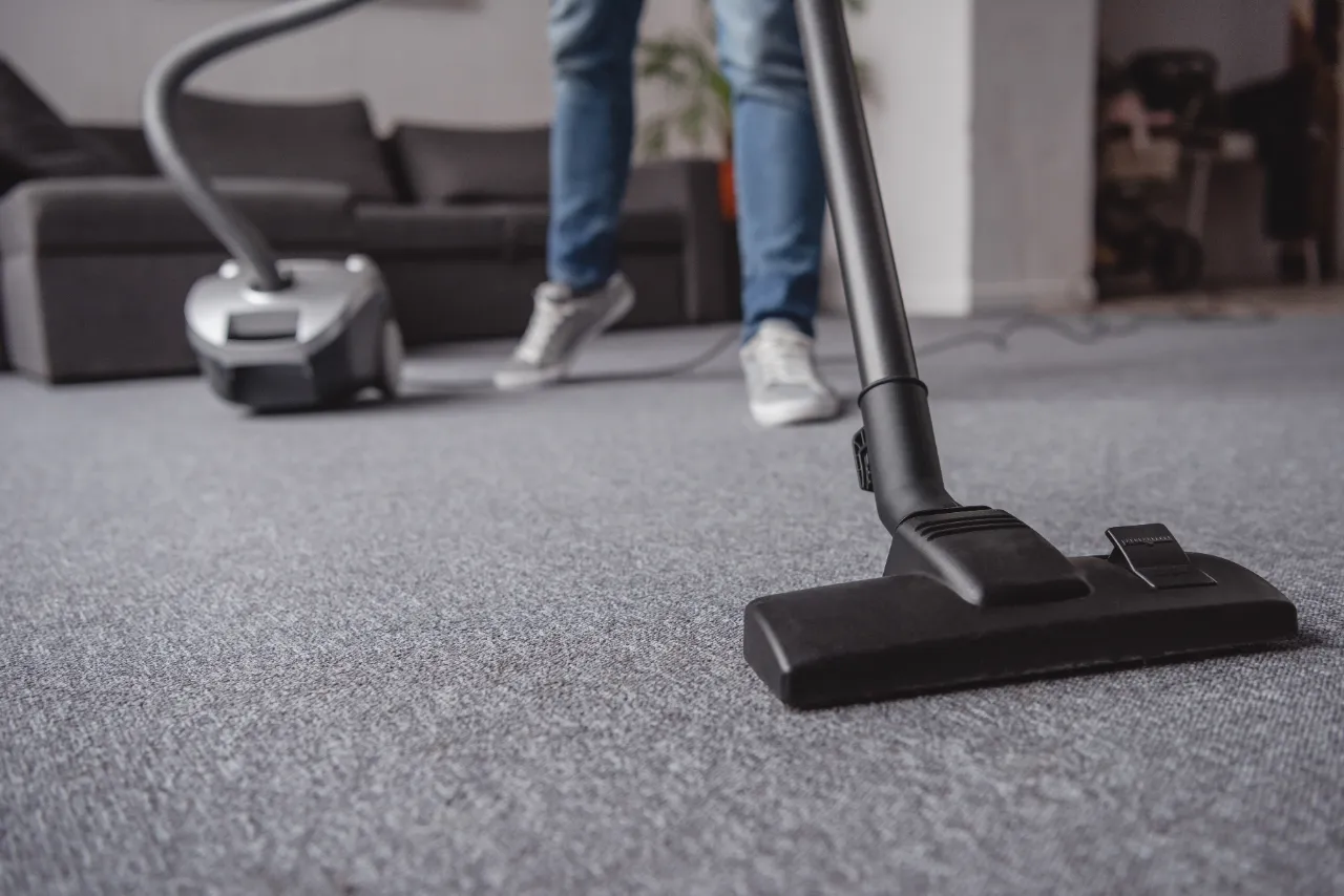 Spring deep cleaning of commercial carpet in a New Jersey property