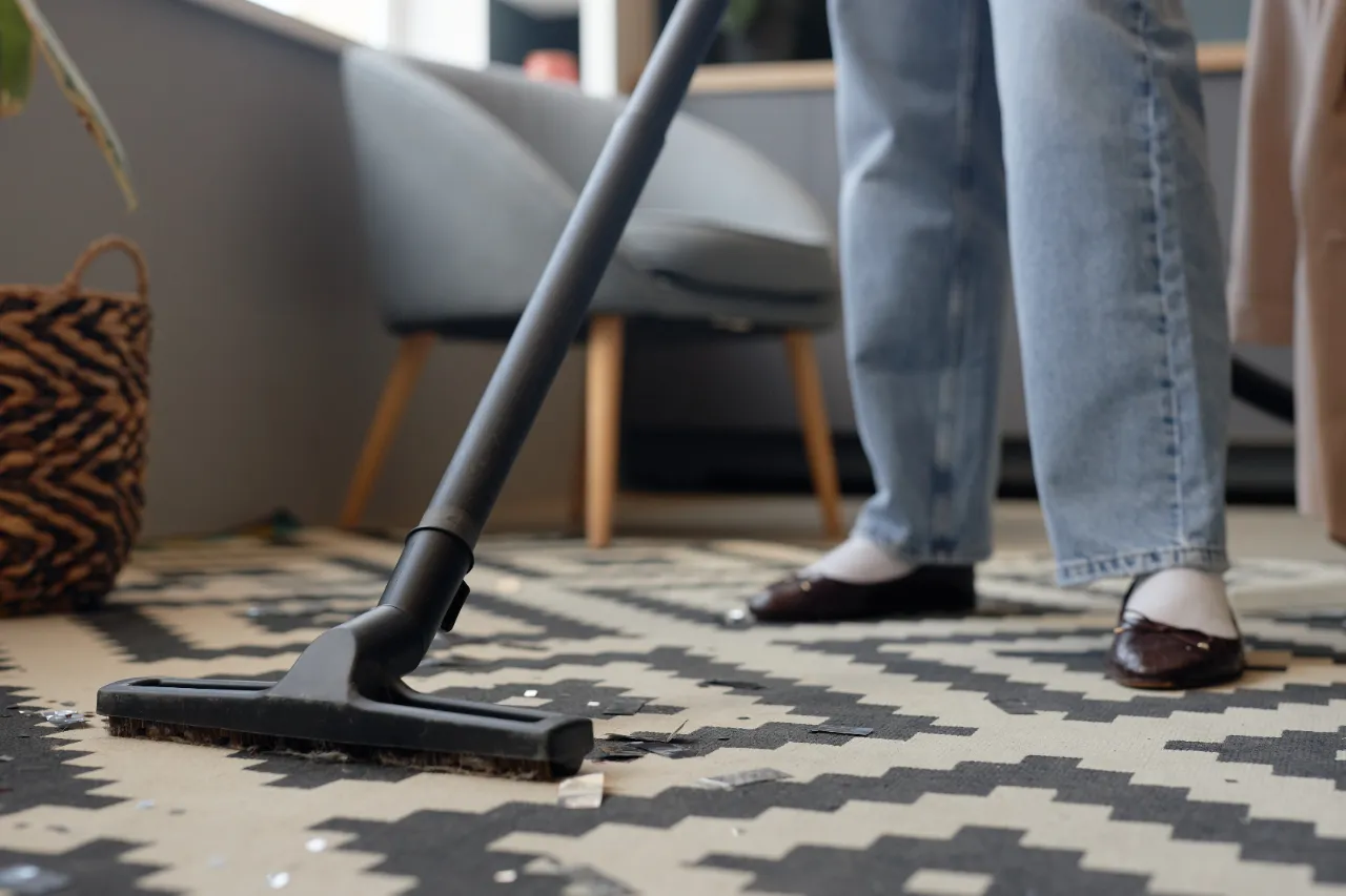 Carpet vacuumed after an indoor event in New Jersey