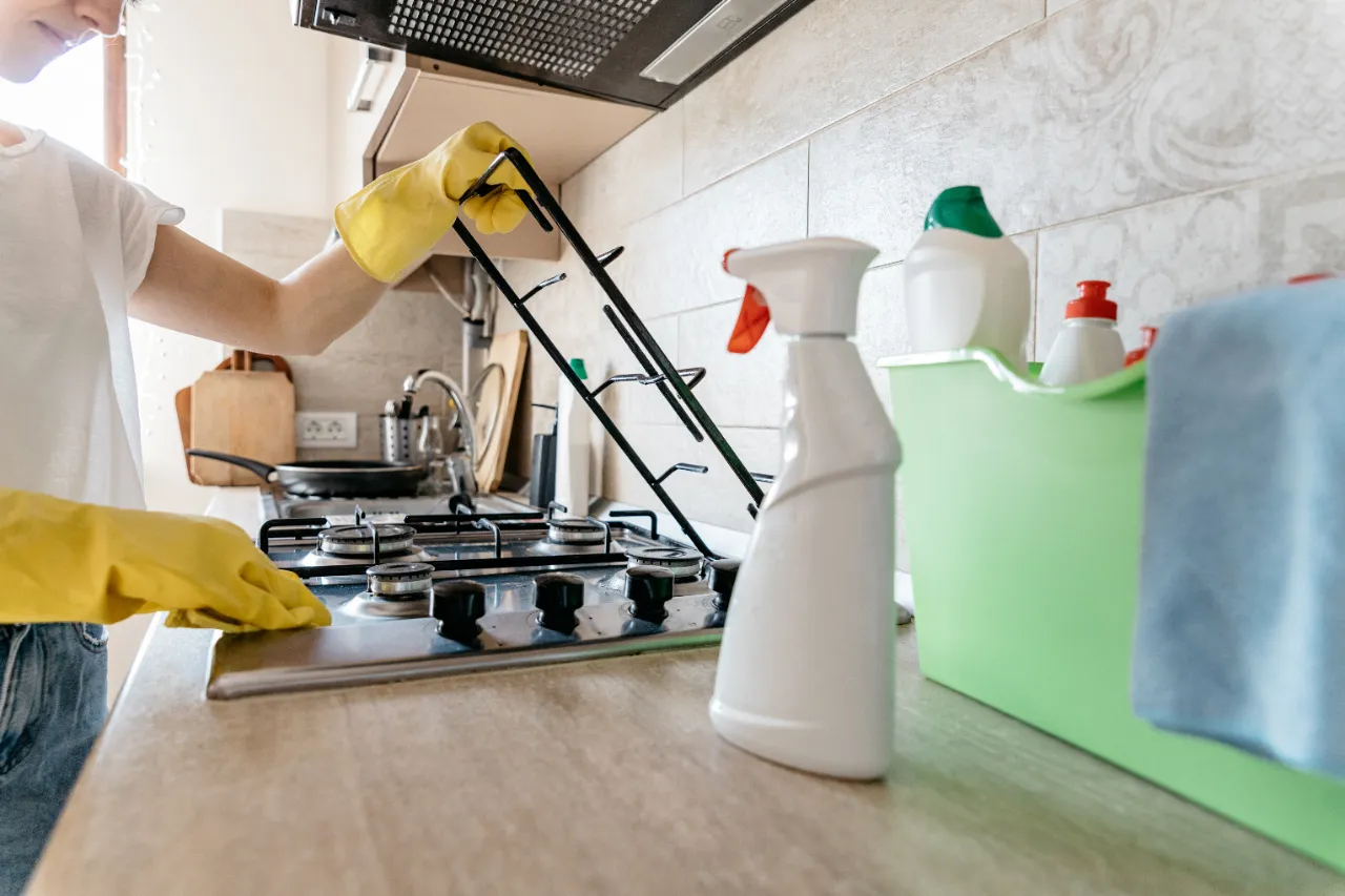 Breakroom deep cleaning in a New Jersey commercial building